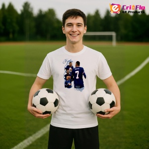 Tricou Kylian Mbape 7 PSG best - Copii | Dama | Barbat - Img 3