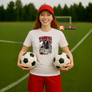 Tricou Kylian Mbappe Cash Money The Best - Copii | Dama | Barbat - Img 2