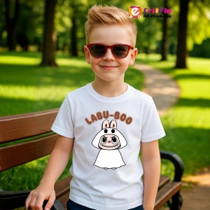 Tricou Labubu fantoma, Unisex Dama si Barbat | Copii - Img 5