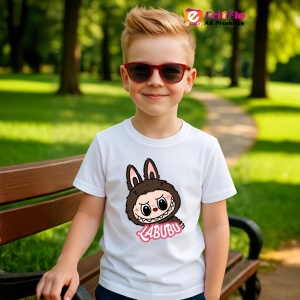 Tricou Labubu fata clasica, Unisex Dama si Barbat | Copii - Img 5