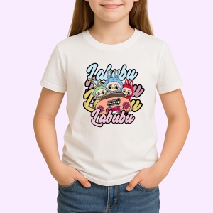 Tricou Labubu Labubu burger, Unisex Dama si Barbat | Copii