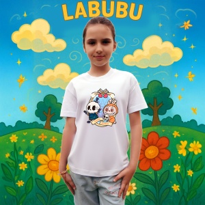 Tricou Labubu mommy morcov, Unisex Dama si Barbat | Copii - Img 3