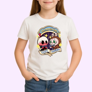 Tricou Labubu monster duminica, Unisex Dama si Barbat | Copii