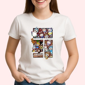 Tricou Labubu poveste comic, Unisex Dama si Barbat | Copii - Img 2