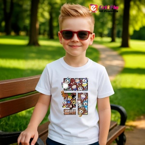 Tricou Labubu poveste comic, Unisex Dama si Barbat | Copii - Img 5