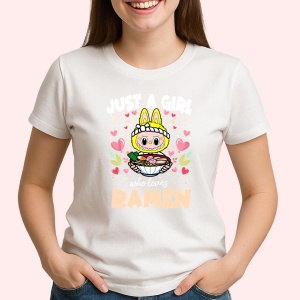 Tricou Labubu ramen, Unisex Dama si Barbat | Copii - Img 2