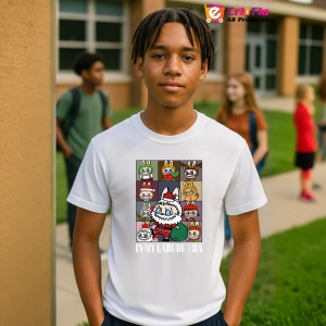 Tricou Labubu tabla craciun, Unisex Dama si Barbat | Copii - Img 10