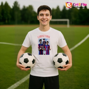 Tricou Lamine Yamal BarcelonaFc - Copii | Dama | Barbat - Img 3