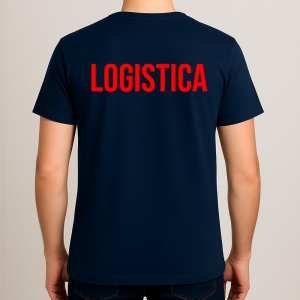 Tricou LOGISTICA, Personalizat | Unisex Dama si Barbat, Albastru Inchis