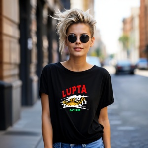 Tricou Lupta Acum Negru, FIGHT FOR EVERY SPACE Negru, Copii | Dama | Barbat - Img 13