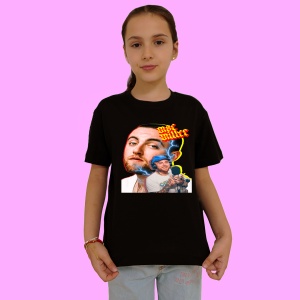 Tricou Mac Miller (1), muzica Rap, Dama | Barbat | Copii, Culoare Negru - Img 2