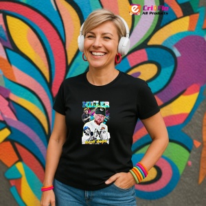 Tricou Mac Miller - Tricou alb, fundal colorat, muzica Not Applicable, Dama | Barbat | Copii, Culoare Negru - Img 13