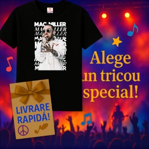 Tricou Mac Miller v3, muzica Nu Metal, Dama | Barbat | Copii, Culoare Negru - Img 15
