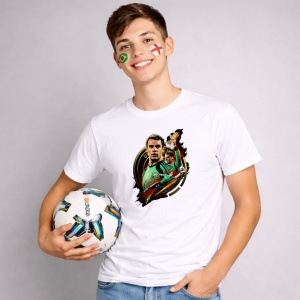 Tricou Manuel Neuer Germany World Cup Fifa 2026, din bumbac 100%, tricou alb, Copii | Dama | Barbat - Img 3