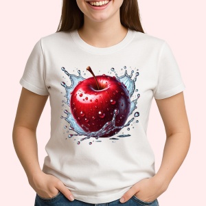 Tricou Mar rosu si explozie acvatica, Fructe, Copii | Dama - Img 2
