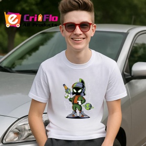 Tricou Marvin the Martian – Cartoon Graffiti Style Copii | Dama | Barbat Barbat - Img 16
