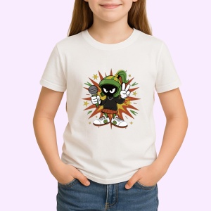 Tricou Marvin the Martian funky street style Copii | Dama | Barbat - Img 4