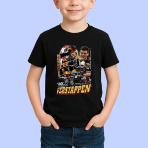 Tricou Max Verstappen Colaj Cu Echipa Red Bull Formula 1, Copii | Dama | Barbat - Img 2