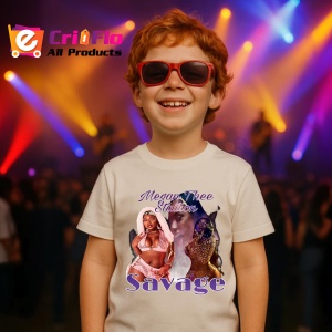 Tricou Megan Thee Stallion - Savage, muzica Hip-Hop (Gangsta Rap), Dama | Barbat | Copii - Img 13