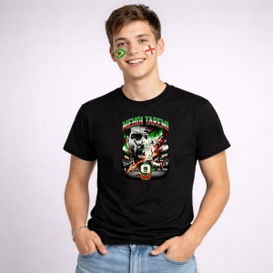 Tricou Mehdi Taremi Iran World Cup Fifa 2026, din bumbac 100%, tricou negru, Copii | Dama | Barbat - Img 2
