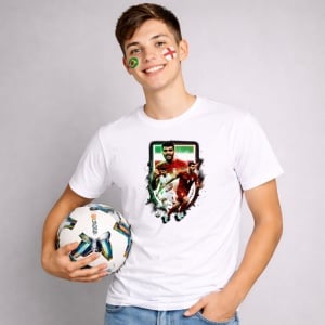 Tricou Mehdi Taremi Iran World Cup Fifa 2026 V3, din bumbac 100%, tricou alb, Copii | Dama | Barbat