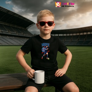 Tricou Messi Lionel PSH ball - Copii | Dama | Barbat - Img 5