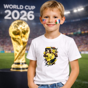 Tricou Michail Antonio Jamaica World Cup Fifa 2026, din bumbac 100%, tricou alb, Copii | Dama | Barbat - Img 5