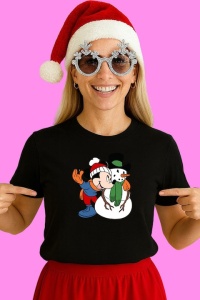 Tricou Mickey Cu Om De Zapada, din bumbac 100% Copii | Dama | Barbat