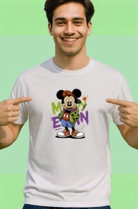 Tricou Mickey Mouse Multicolor Expression Copii | Dama | Barbat - Img 3