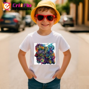 Tricou Microscop artistic cu forme si linii psihedelice Copii | Dama | Barbat - Img 11