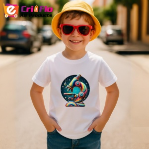 Tricou Microscop futurist in stil pop colorat Copii | Dama | Barbat - Img 10