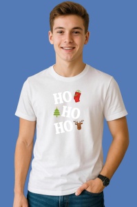 Tricou Minimal Christmas Icons, din bumbac 100% Copii | Dama | Barbat