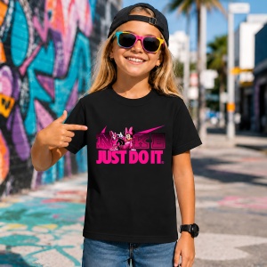 Tricou Minnie Mouse Logo Roz Stil Fashion, din bumbac 100%, tricou negru, Copii | Dama | Barbat - Img 7