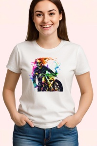 Tricou Motociclist neon cu efecte de viteza Copii | Dama | Barbat - Img 3