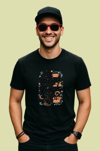 Tricou My Weekend Is All Booked With Naps, Copii | Dama | Barbat, culoare negru - Img 2