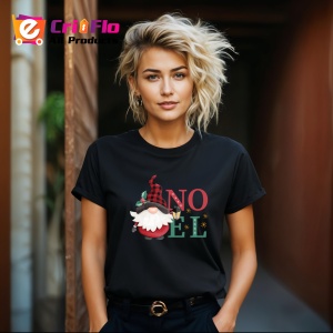Tricou Noel Gnom, din bumbac 100%, tricou negru, Dama | Barbat - Img 6