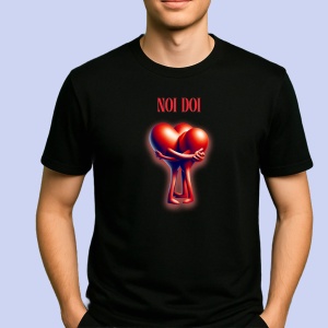 Tricou Noi doi suntem combinatia perfecta! Negru, Copii | Dama | Barbat - Img 2