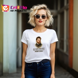 Tricou Nu sunt destept dart cand ma uit in jur prind curaj, Copii | Dama | Barbat - Img 11