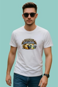 Tricou Nu Sunt Magician Sunt Contabil V2, din bumbac 100% , tricou alb pentru Dama | Barbat - Img 2