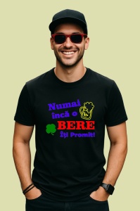 Tricou numai inca o bere iti promit mesaj pentru petreceri, Copii | Dama | Barbat , tricou negru