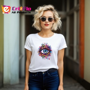 Tricou ochi mandala explozie cristalina detalii, Copii | Dama | Barbat - Img 11