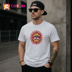 Tricou ochi mandala explozie solara, Copii | Dama | Barbat - Img 4