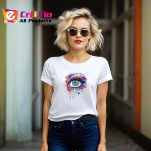 Tricou ochi mandala profunzime abstracta fumurie, Copii | Dama | Barbat - Img 11