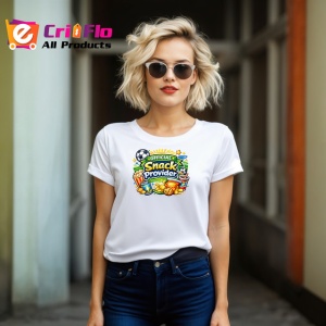 Tricou Official Snack Provider Minge Fotbal Amuzant, din bumbac 100% , tricou alb pentru Copii | Dama | Barbat - Img 8