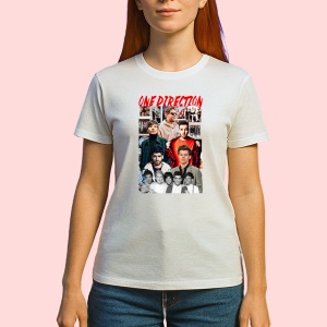 Tricou One Direction - Collage, muzica Hip-Hop / Alternative Rap, Dama | Barbat | Copii - Img 2