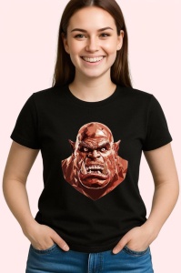 Tricou Orc Furia Rautacioasa Ilustratie, Copii | Dama | Barbat, culoare negru - Img 4