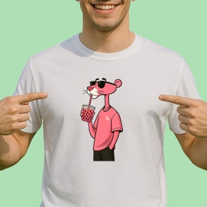 Tricou Pantera Roz - Copii | Dama | Barbat - Img 2