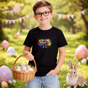 Tricou Paste 67 Roblox Boy Color Explosion Urban Drip Style, din bumbac 100%, tricou negru, Copii | Dama | Barbat - Img 5