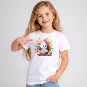 Tricou Paste Casper Fantoma Paste Ou Colorat Vesel, din bumbac 100%, tricou alb, Copii | Dama | Barbat