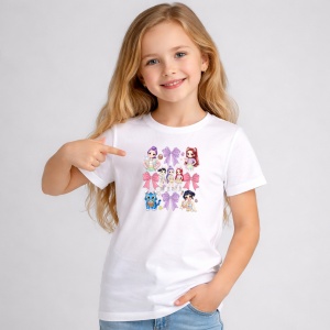 Tricou Paste Huntrix Kpop Coquette Bows Set Pastel Aesthetic, din bumbac 100%, tricou alb, Copii | Dama | Barbat - Img 2